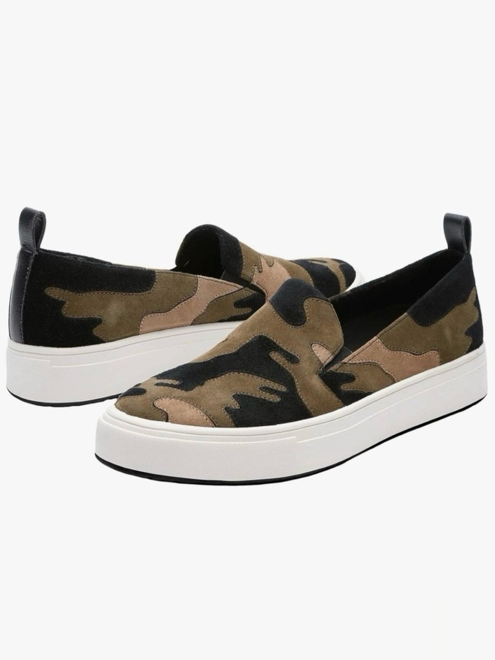 Sanctuary Camo Suede Eco-Friendly Slip On Sneaker